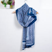 Hand Block Print Scarves Indian Cotton Sarong Decorative Handmade Cotton Beach Pareo, Printed Sarong